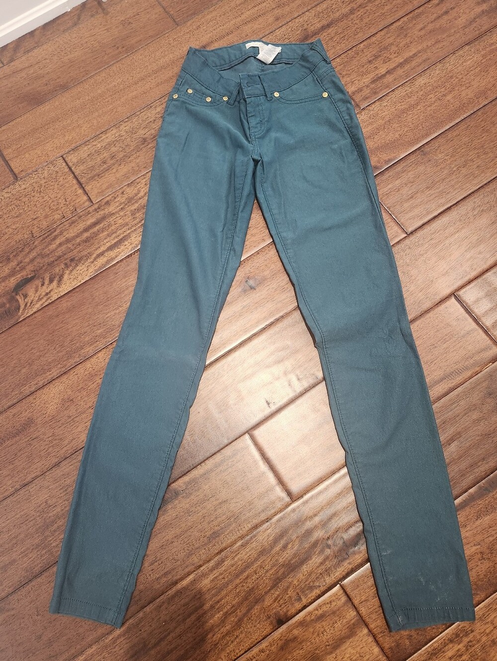 Dynamite Teal Slim Stretch Pants